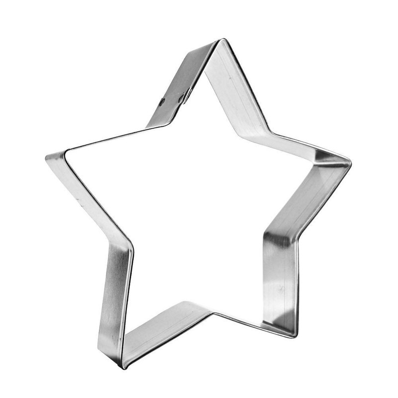 1 Dozen 12 Large 4.5'' Star Cookie Cutter Metal Made in the USA gallery