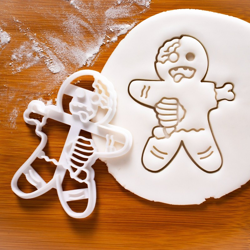 Zombie Gingerbread Cookie Cutter – Halloween spooky apocalypse apocalyptic dead