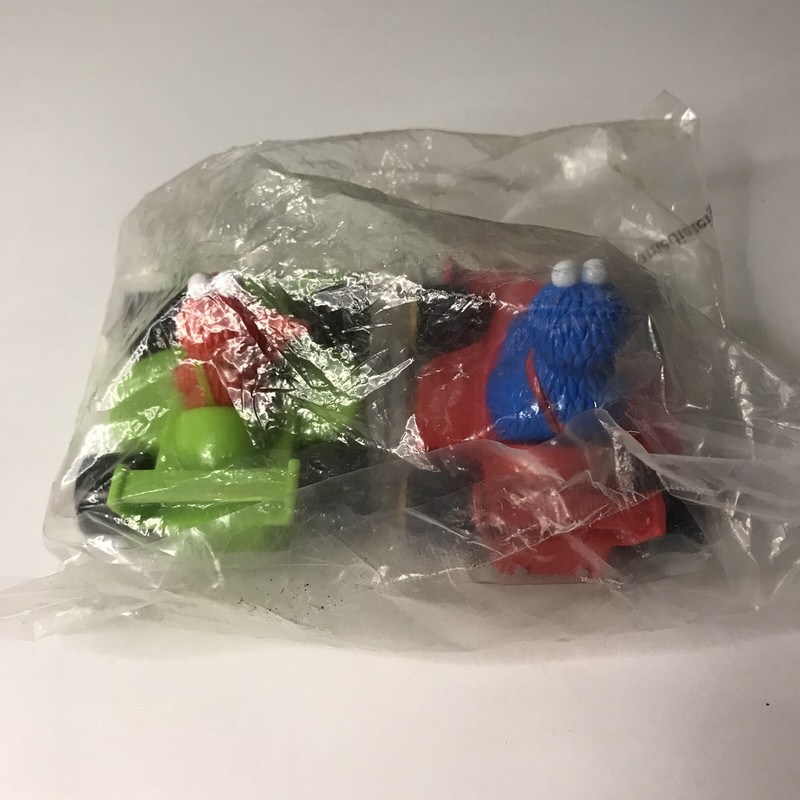 Sesame Street Racers Cake Toppers Elmo Cookie Monster NEW 3.5” Bakery Crafts gallery
