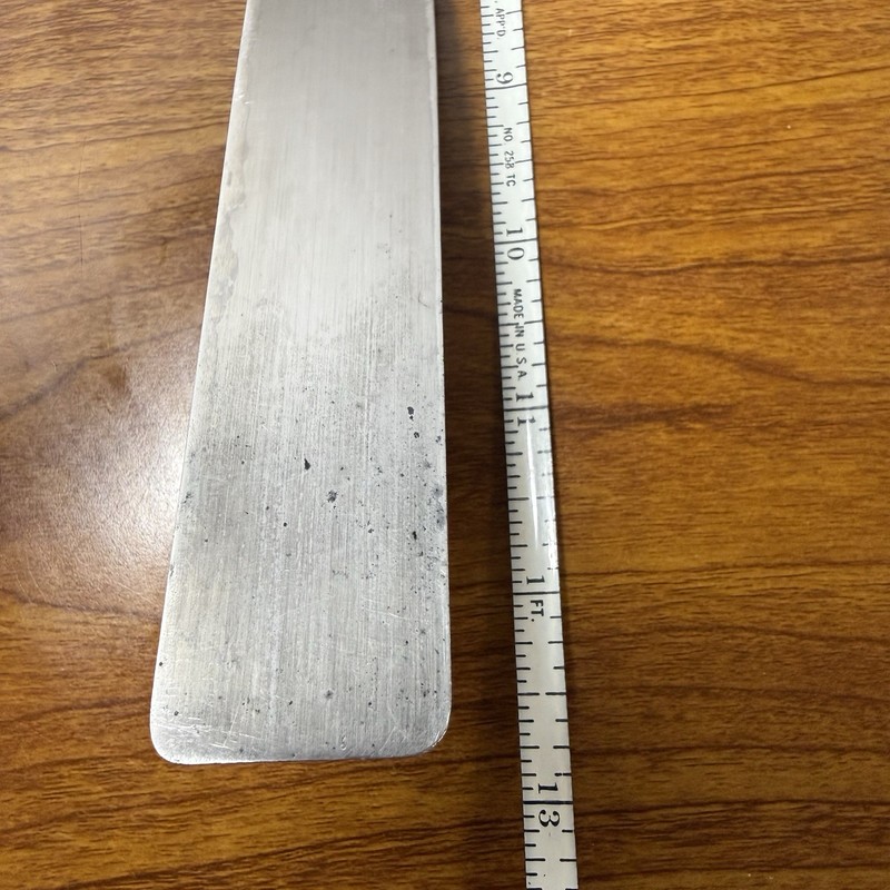 Vintage Stainless Steel Sears Frosting Spatula Spreader Made in USA Green gallery