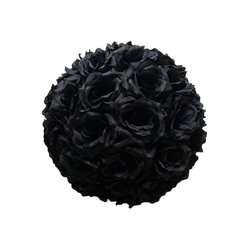 YLBFJXK Artificial Flower Ball for Centerpieces Bridal Wedding Black
