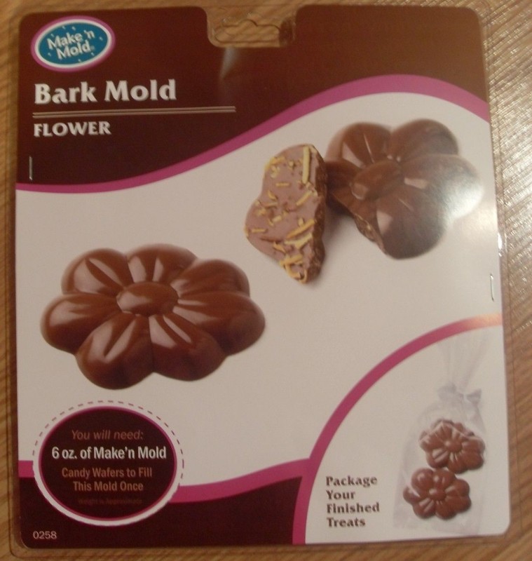 New Make N Mold Flower Bark Chocolate Candy Mold 0258