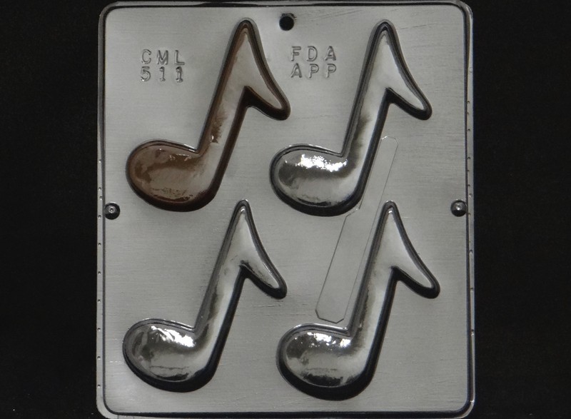 Musical Notes Chocolate Candy Mold 511 NEW