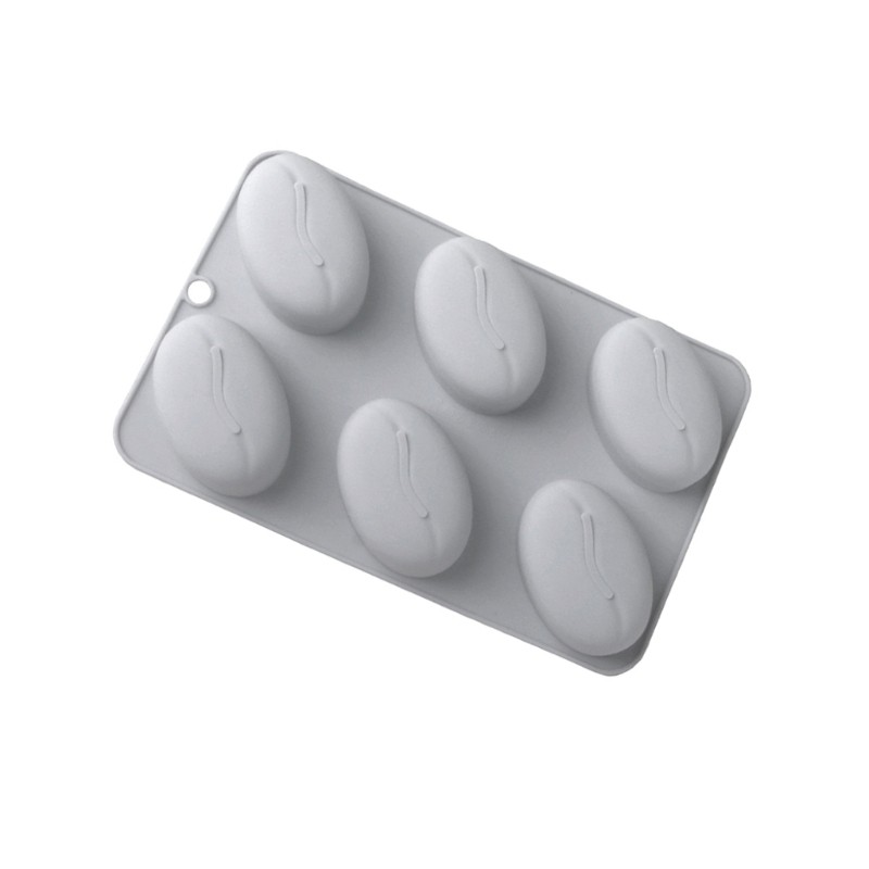 Efficient Silicone Coffee Bean Molds For DIY Puddings Ice Spheres And Chocolate