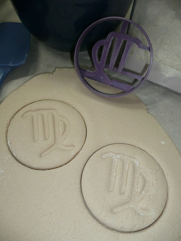 VIRGO ZODIAC SIGN ASTROLOGY HOROSCOPE SYMBOL COOKIE CUTTER USA PR4384 gallery