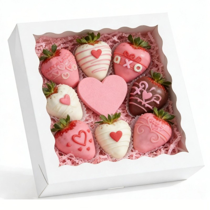 20 Pcs Pie Boxes 10x10x2.5 Inch Bakery Boxes with Window Cookie Box Treat Box…