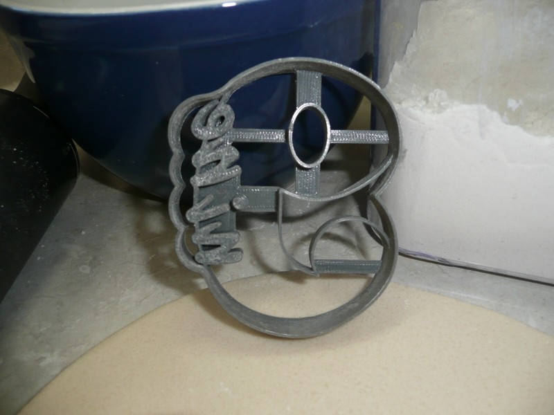 NUMBER 9 WITH WORD ON SIDE DETAILED COOKIE CUTTER MADE IN USA PR5049 gallery