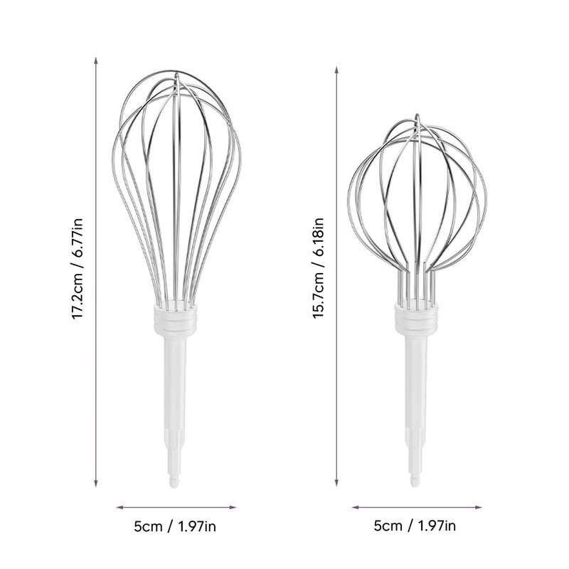 Electric Hand Mixer Whisk 3 Speed USB Rechargeable Egg Beater 2 Mixing Whisk gallery
