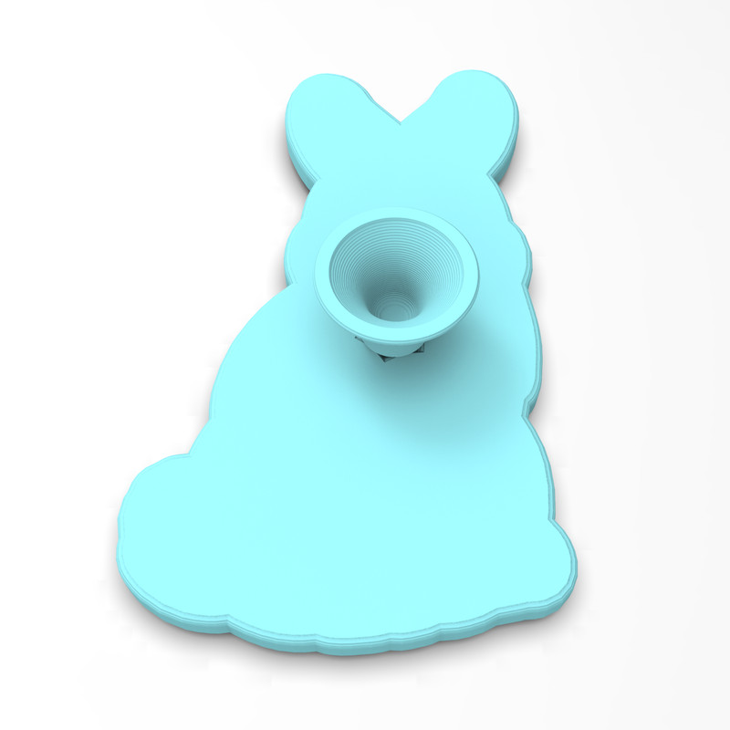 Chocolate Bunny Cookie Cutter & Stamp #1 | Rabbit Spring Easter Flower Bunnies gallery