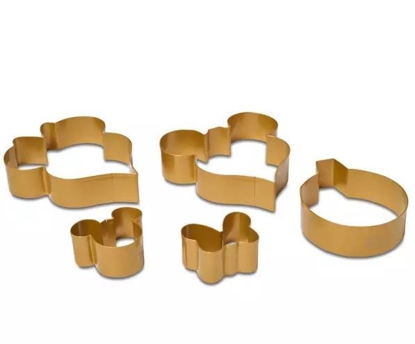 Disney Mickey Minnie Ornament Holiday Christmas Cookie Cutter Set NEW Park Merch gallery
