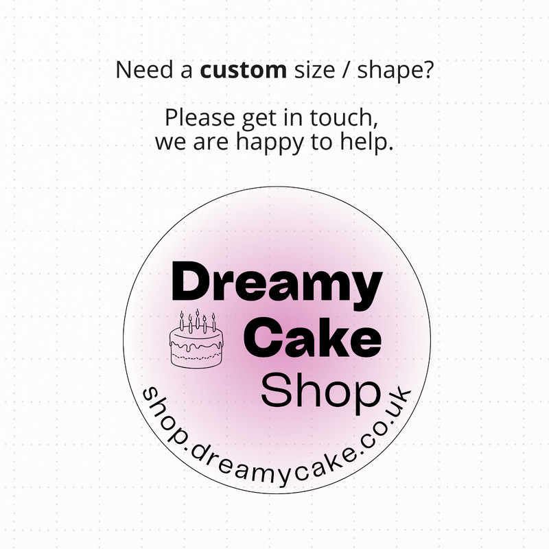 Custom Text Cupcake Cookie Stamp | Personalised Fondant Embosser & Cutter M&S gallery