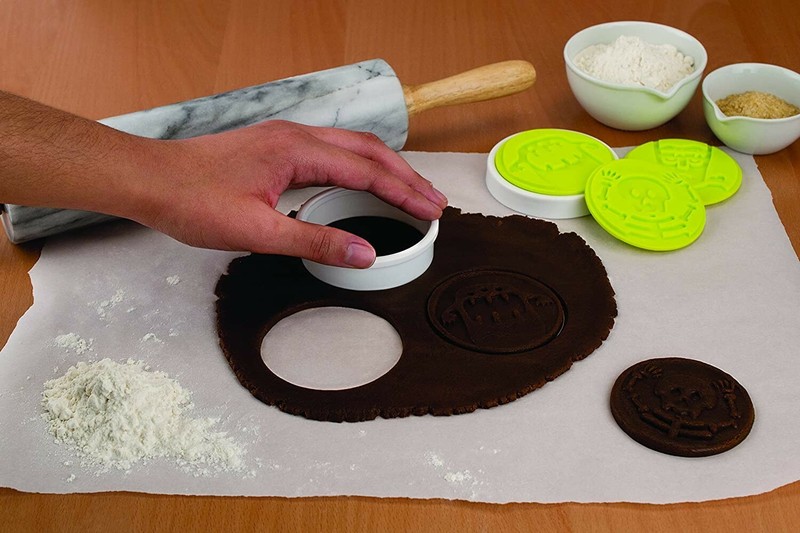 Tovolo Spooky Monster Halloween Cookie Cutters 6 Designs Cut and Press NEW gallery