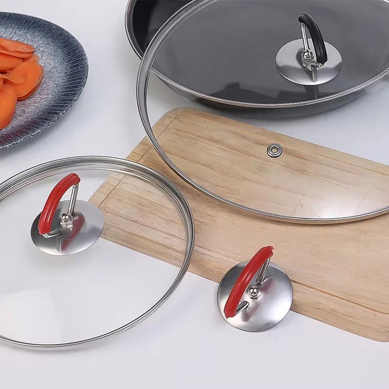Cookware Knobs Anti-Scalding Pan Cover Handles Stainless Steel Pot Lid Grips gallery