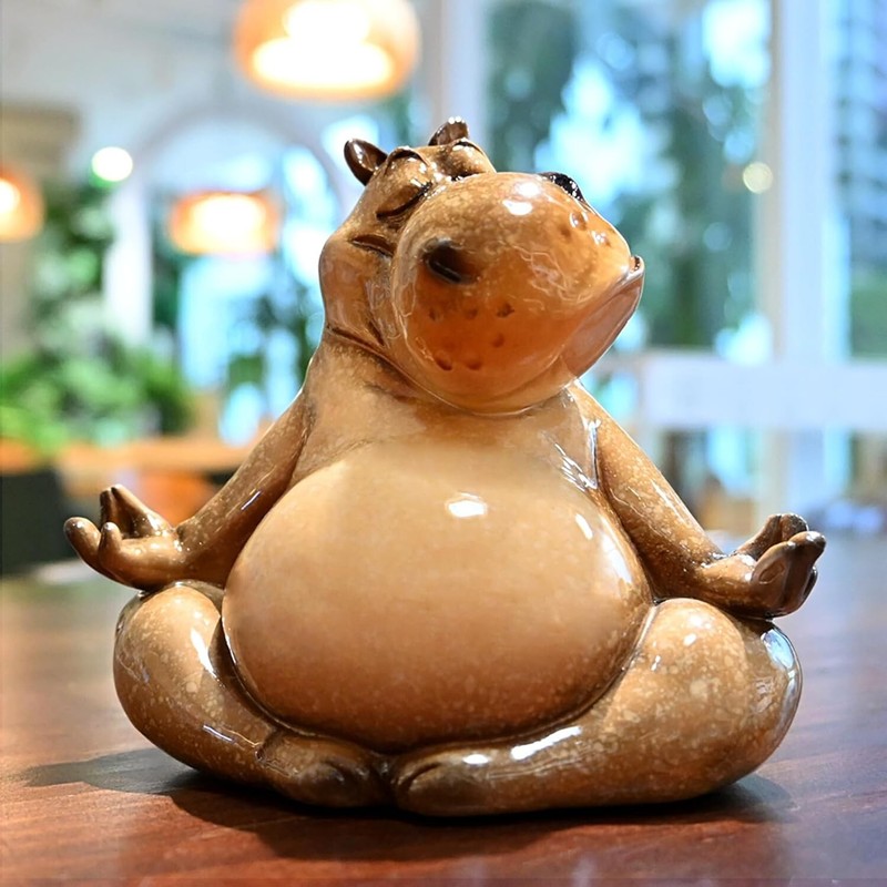Yoga Hippo Resin, plaster, soap mold, candle mold