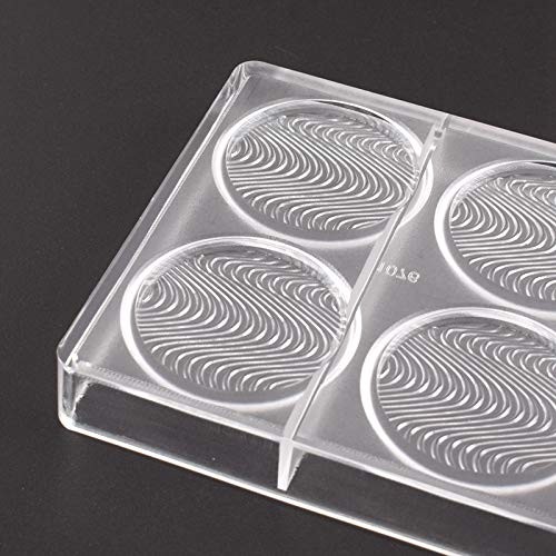 Round Cookie Shape Polycarbonate Chocolate Mold Medal Chocolate Maker DIY Cho... gallery