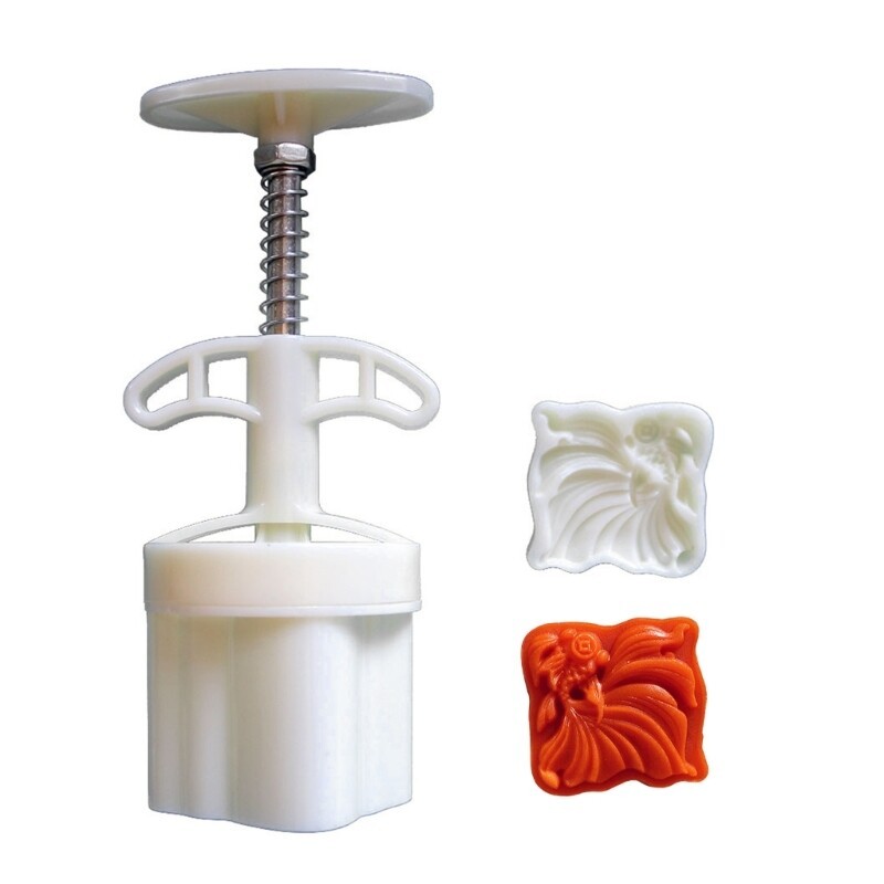Plastic Mooncakes Making Mold Cookie Stamp Cake Molds Practical Baking Supplies