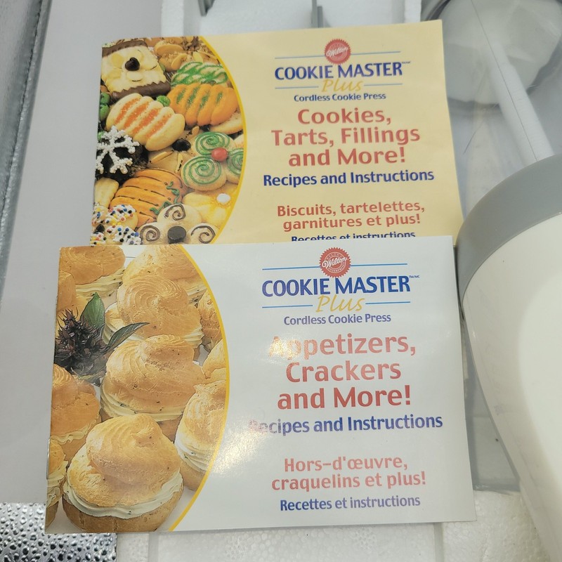 Cookie Master Plus Cordless Cookie Press Wilton Used working condition gallery