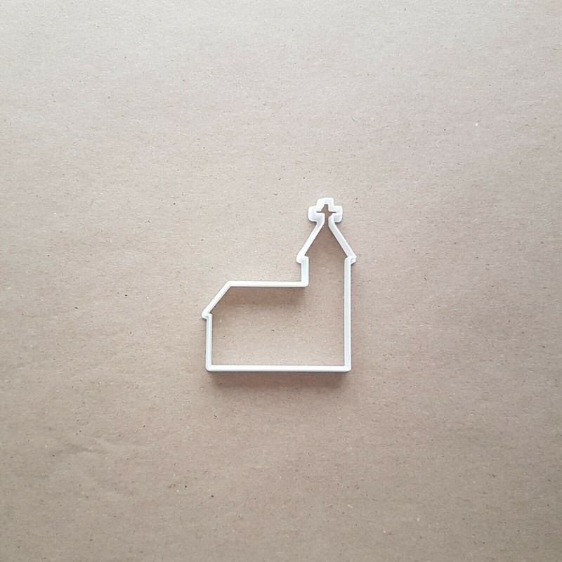 Church Steeple Cross Building Shape Cookie Cutter Dough Biscuit Fondant Stamp gallery