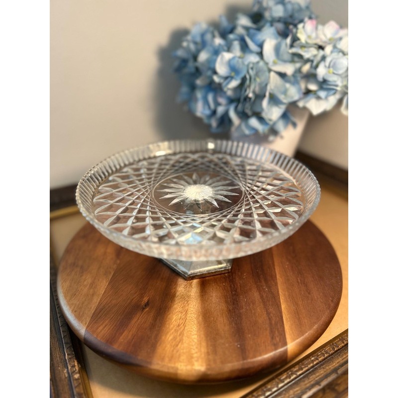 Silver & Crystal Cake Stand gallery