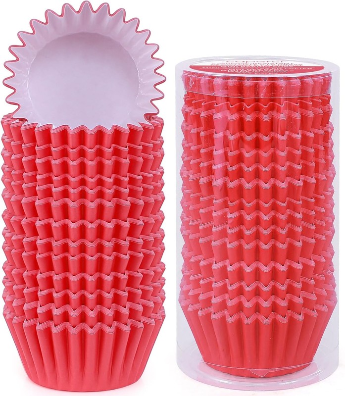 Heavy Duty Standard White Cupcake Liners 150 Counts Grease-Resistant Paper gallery