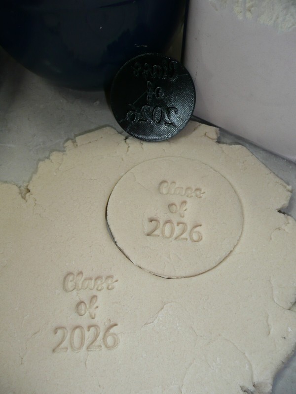 CLASS OF 2026 GRADUATE GRADUATION COOKIE STAMP EMBOSSER MADE IN USA PR4985 gallery