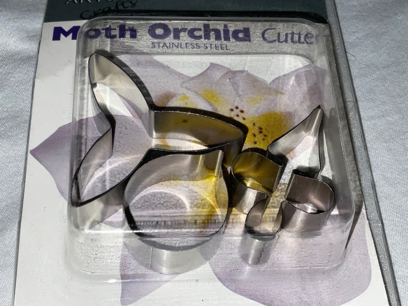 PME Arts & Crafts MOTH Orchid Cutter 3 Pc Set Fondant Mold Flower Decorate Sugar gallery