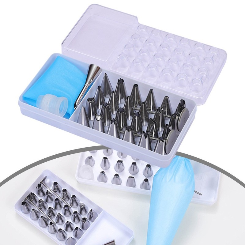 High Temperature Resistant 28 Piece Piping Nozzle Set for Baking Needs gallery