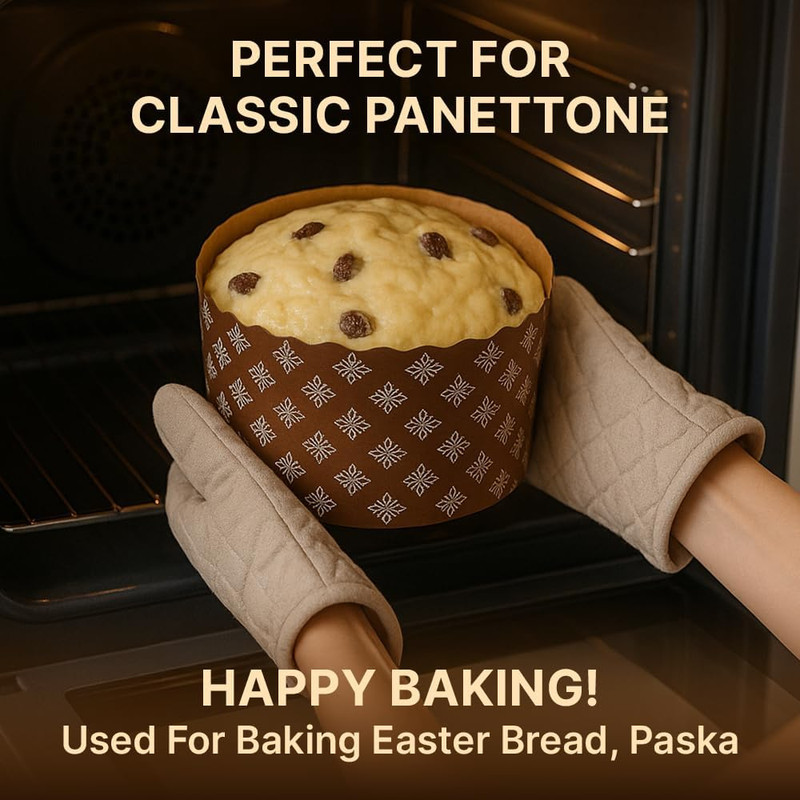 12 Oz Easter Bread Forms Paska Mold Kulich |12 Pcs| Easter Bread Paper Mold Pane gallery