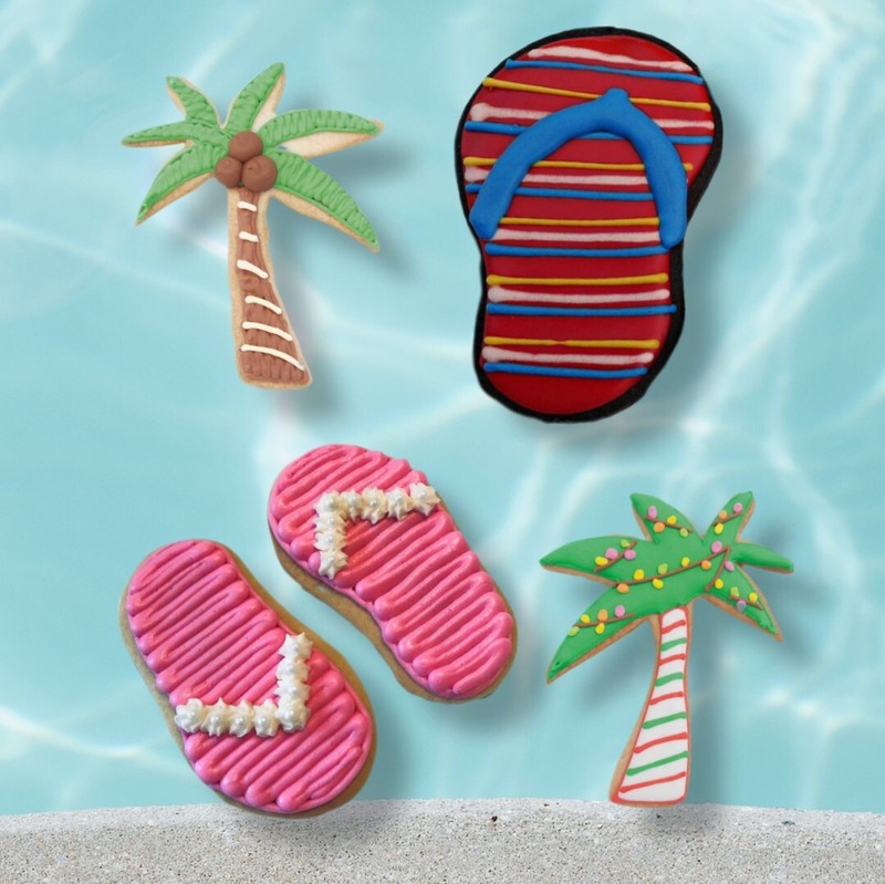 Ann Clark Cookie Cutters 3 Pc Set - Summer / Beach, NEW gallery