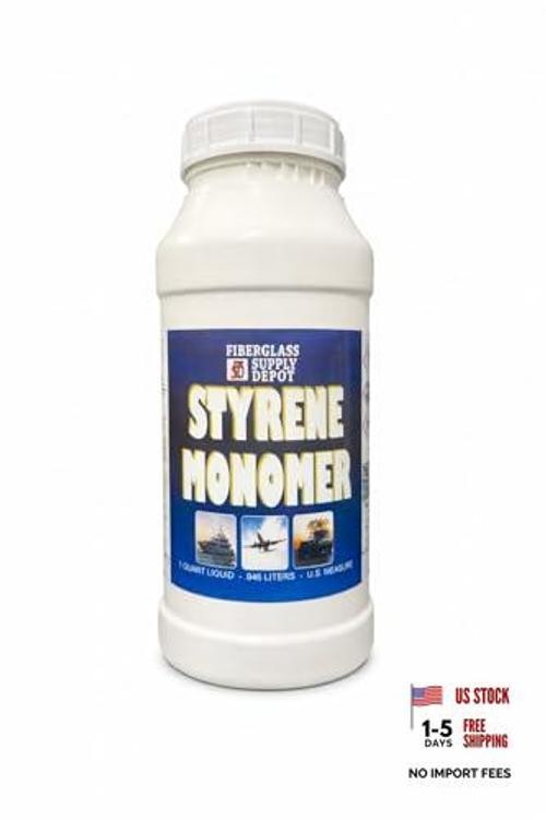 Inc. Styrene Monomer Thinner for gelcoat and Resin – Quart