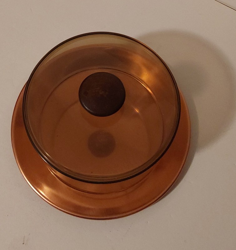 Vintage Copper Metal Cake Saver gallery