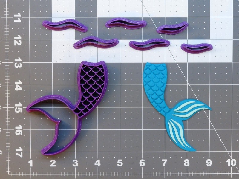 Mermaid Tail 266-A018 Cookie Cutter Set