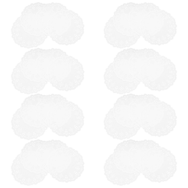 600 Pcs Paper Doilies for Tables Round Cake Sheets Liners Desserts gallery