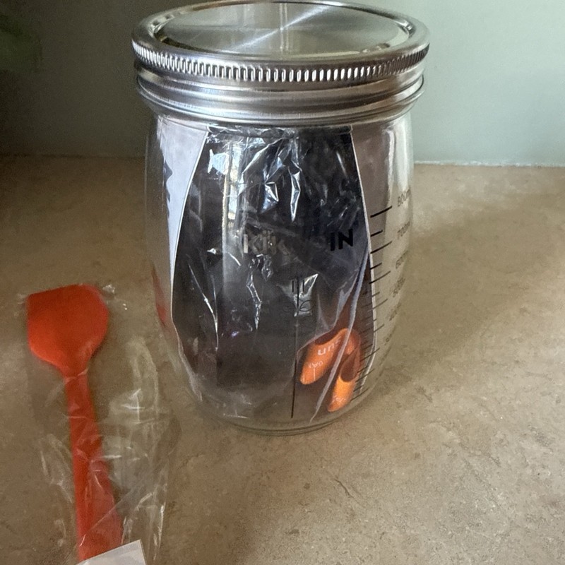 Kikcoin Sourdough Starter Kit Jar, Thermometer, Sourdough Bread Baking Supplies gallery