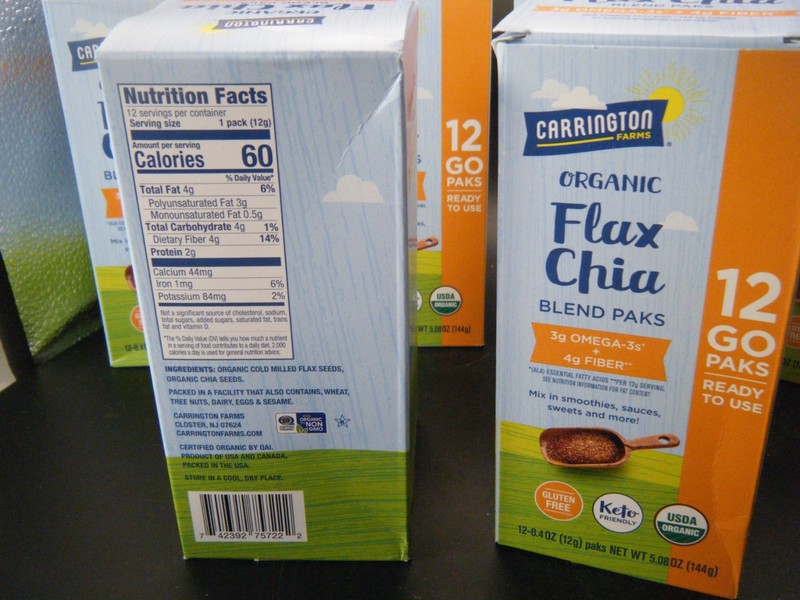 Carrington Farms Flax Milled Organic 5.08 oz (Box Of 6) Expires 06/13/2027 gallery