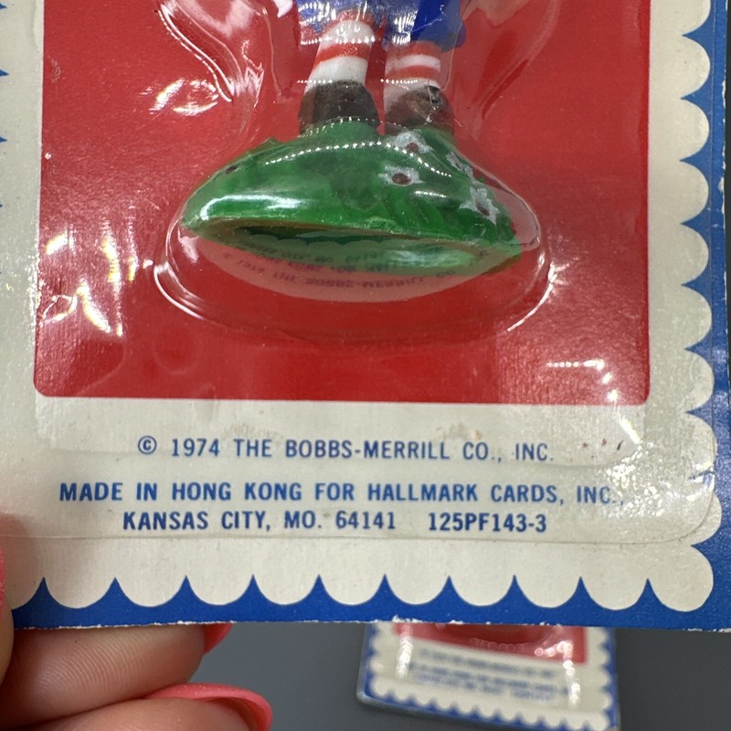 Vintage Raggedy Ann & Andy Plastic Figurines Cake Topper 1974 Bobbs Merrill NOS gallery