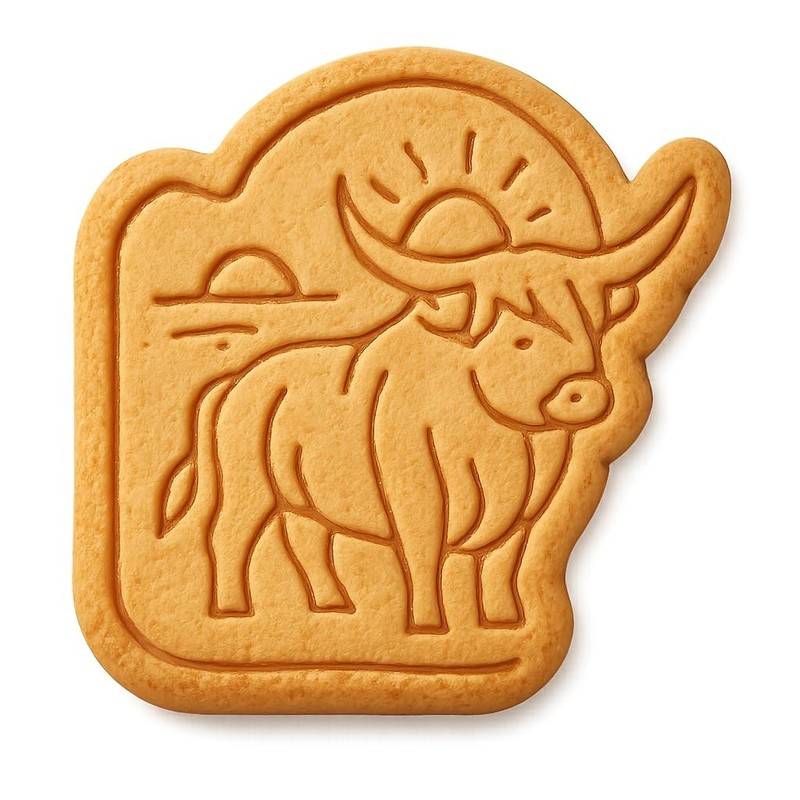 Sunset Highland Cow Cookie Cutter - 4x3.2" Premium Kitchen Tool gallery