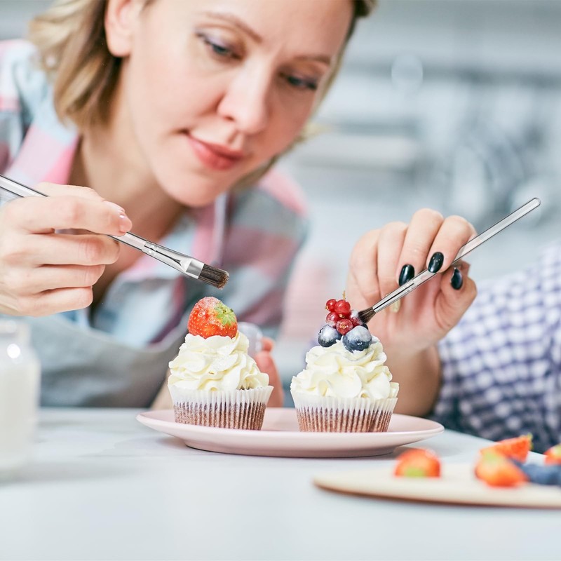 12 Pieces Cake Baking Set Include Cookie Decorating Brushes Fondant and Gum P... gallery