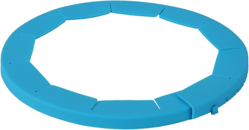 SUUCARER Adjustable Pie Crust Shield Silicone Protector, Large, Blue gallery