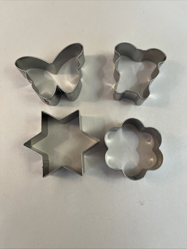 4 Piece Mini Cookie Cutter Set ( The Philadelphia Group) 1 1/2 Inches