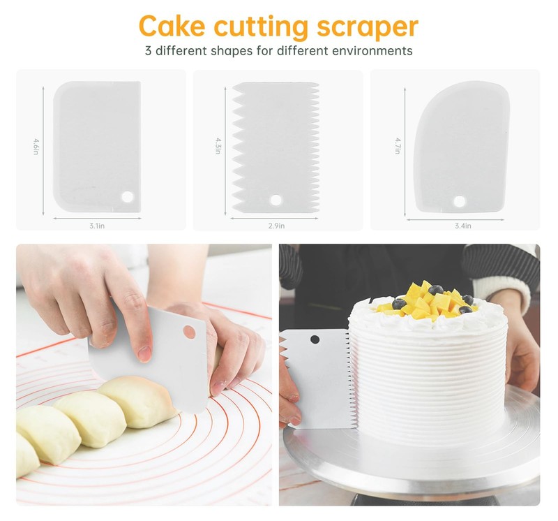 12 Inch Cake Turntable Decorating Stand with Aluminum,Cake Turntable Decorati... gallery