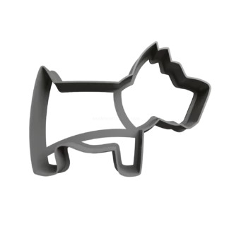Schnauzer Dog Silhouette Cookie Cutter Fondant Biscuit Baking Tool