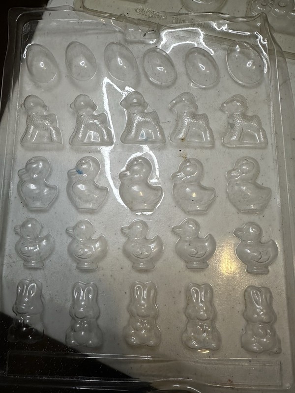 Vintage Wilton & Life of the Party Candy Lollipop Molds Lot of 8 Holiday gallery
