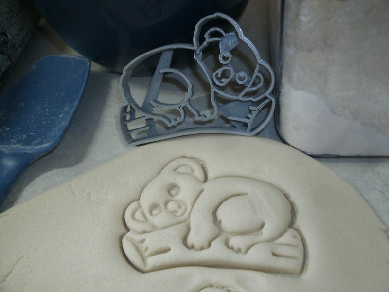 AUSTRALIAN ANIMALS KOALA PLATYPUS KANGAROO SET OF 4 COOKIE CUTTERS USA PR1958 gallery