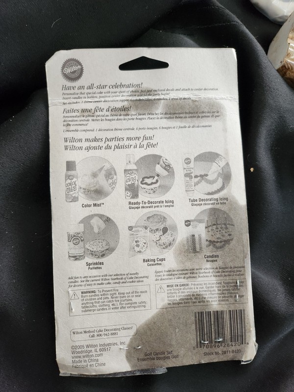 WILTON GOLF CAKE DECORATION NIP gallery