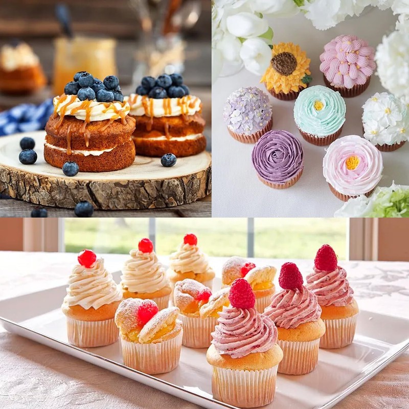 Dessert Decorating Syringe Set, Stainless Steels Cake Decorating Tools Icing gallery