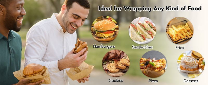 200PCS 12 Inch Air Fryer Parchment Paper, Sandwich Wrapping gallery