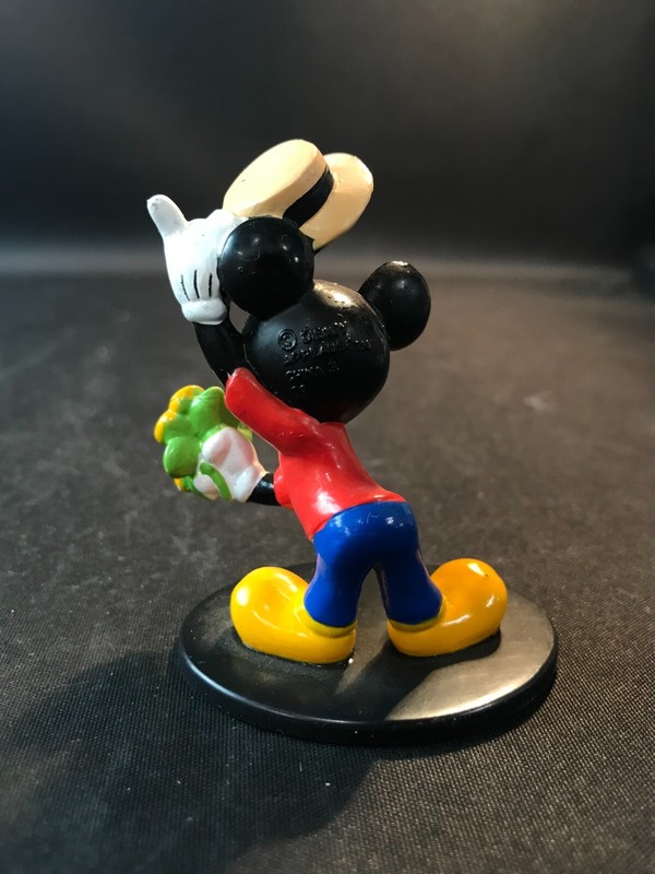 Disney Mickey Mouse Hat & Flower Bouquet PVC Figure Applause Cake Topper gallery