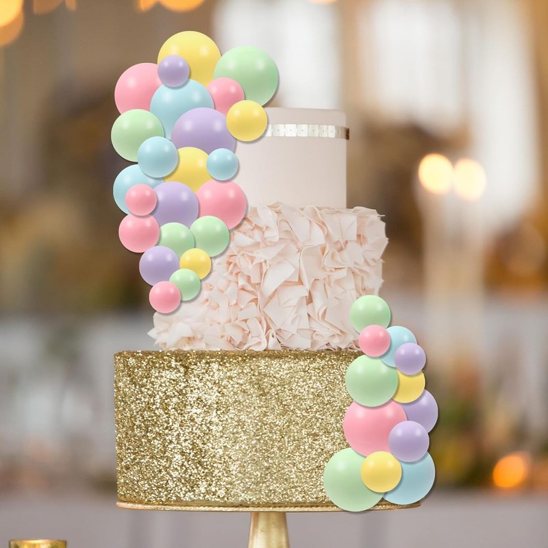 30 PCS Balls Cake Topper DIY Cake Insert Toppers Ball Cake Picks Cupcake Topper gallery