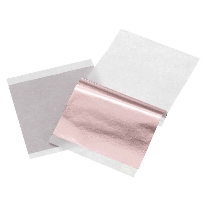 100pcs Foil Candy Wrappers 3.5″ x 3.5″Chocolate Bar Wrappers Light Rose Gold